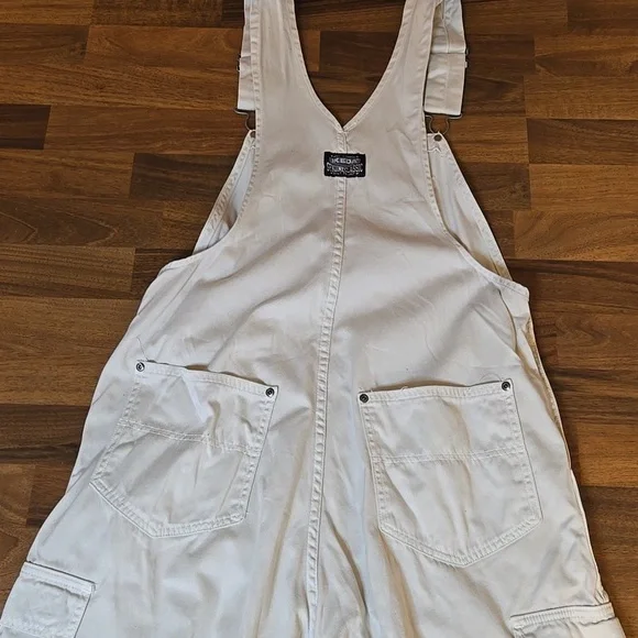 SOLD ! - Vintage 90s IKEDA Cotton Utility Overalls - M - Picture 11 of 15